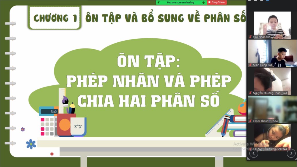 Học online tháng 9